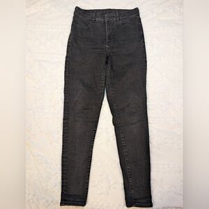 American Eagle Black Curvy Hi-rise Jegging Skinny Jeans Size 6 Regular